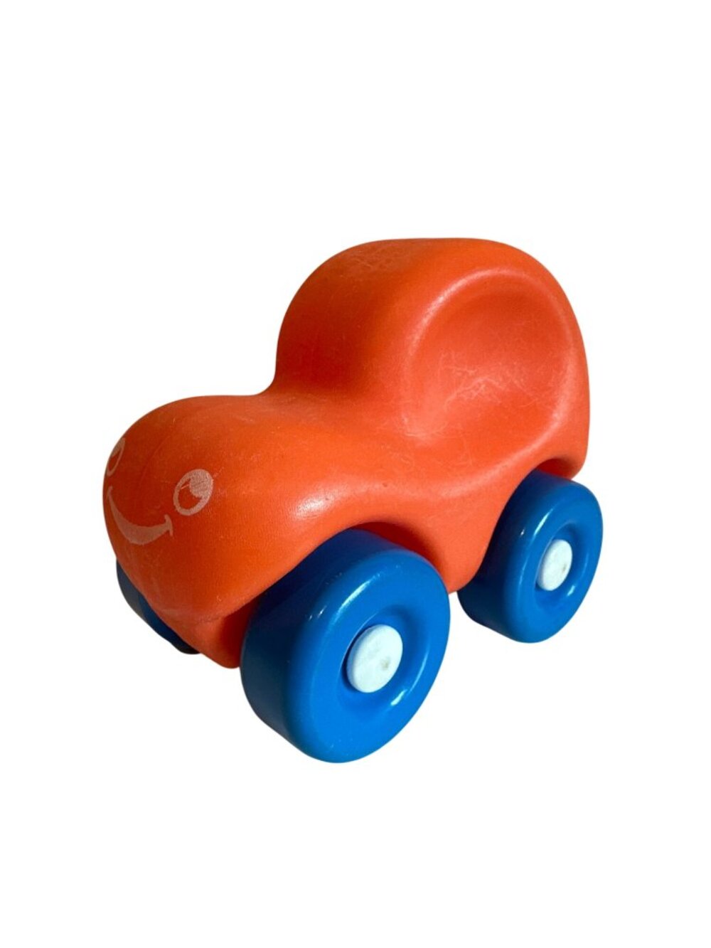 Little Tikes My First Wheels Orange Car Smiley Face Replacement Toy Vintage